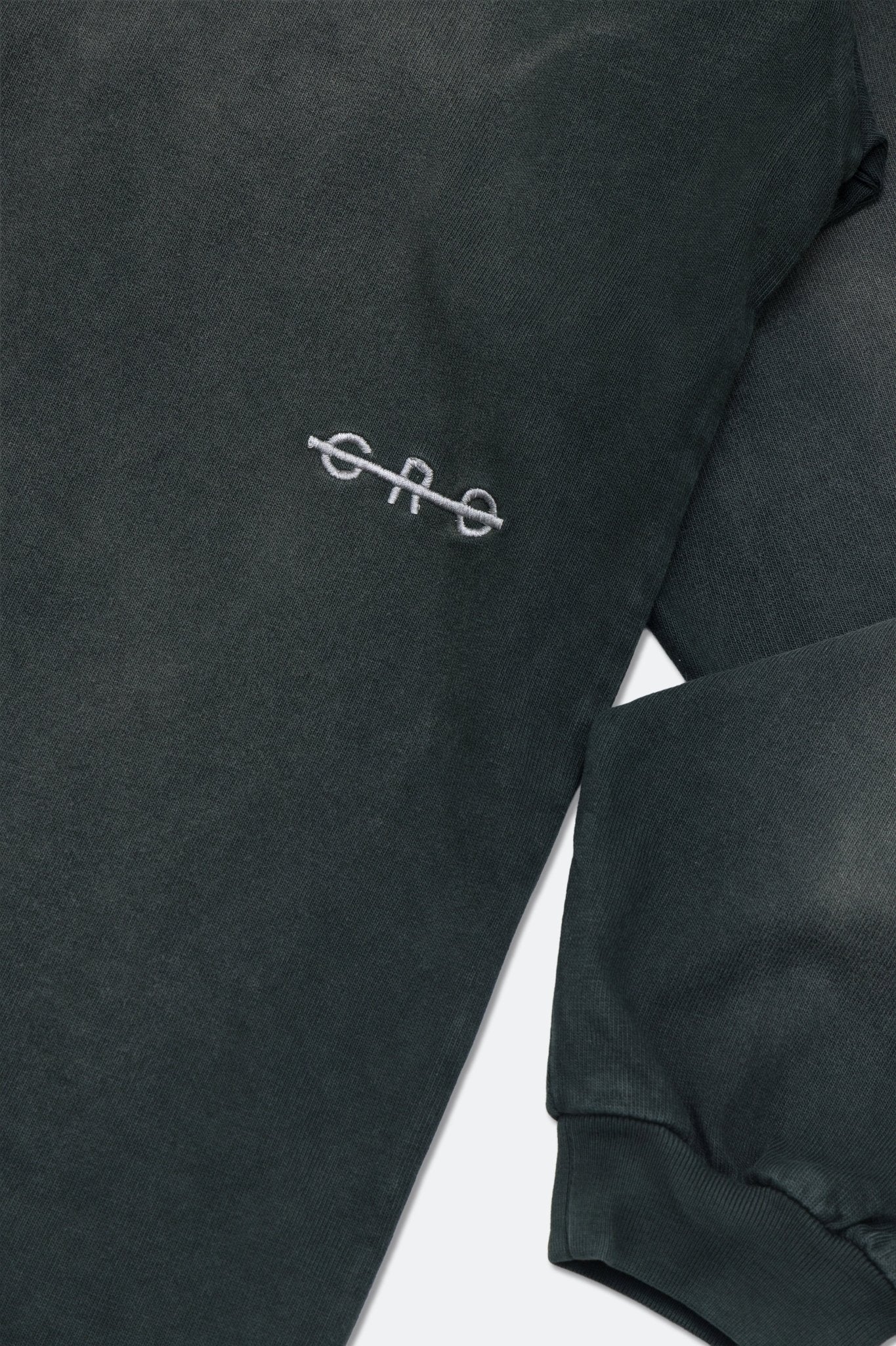 GROCERY FADE WASHED SMALL LOGO LONG TOP/ DARK GREEN - GROGROCERY