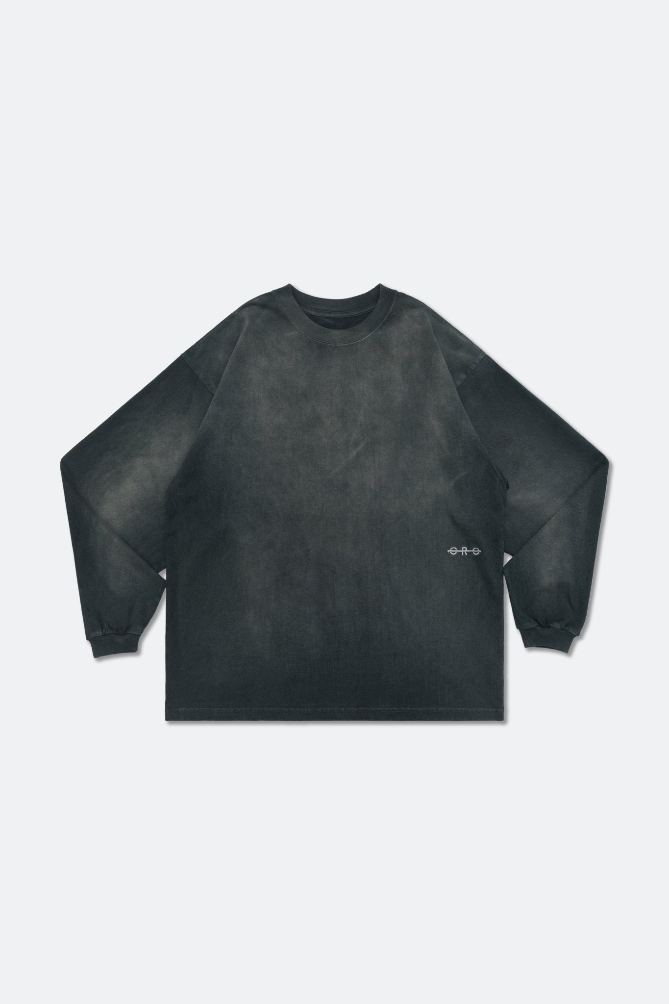 GROCERY FADE WASHED SMALL LOGO LONG TOP/ DARK GREEN - GROGROCERY