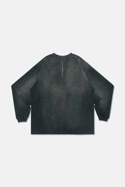 GROCERY FADE WASHED SMALL LOGO LONG TOP/ DARK GREEN - GROGROCERY