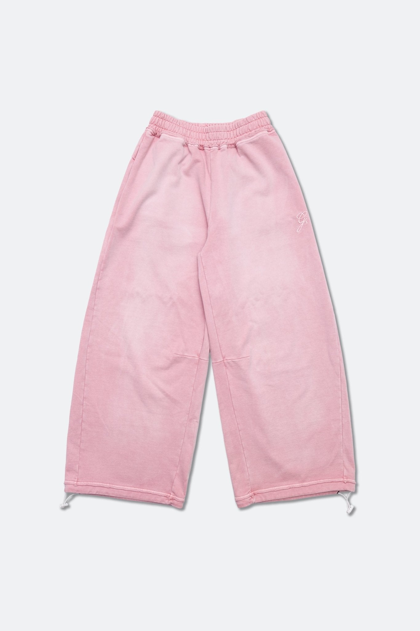 GROCERY FADE WASHED WIDE LEG SWEATPANTS/ WASHED PINK - GROGROCERY