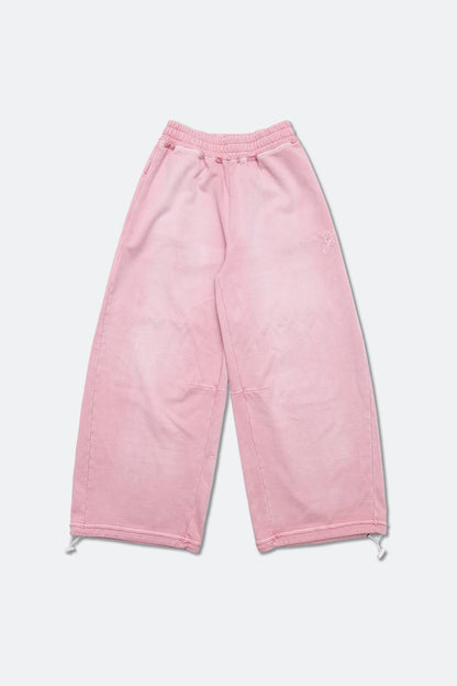 GROCERY FADE WASHED WIDE LEG SWEATPANTS/ WASHED PINK - GROGROCERY