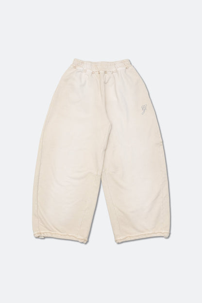 GROCERY FADED WASHED WIDE LEG SWEATPANTS/ WASHED CREAM - GROGROCERY