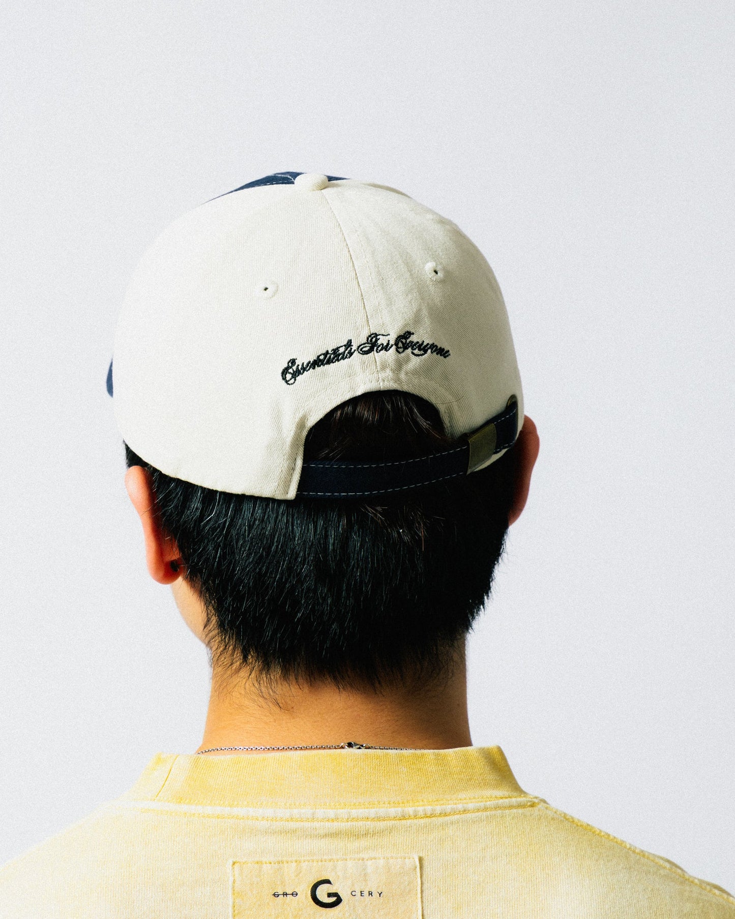 GROCERY G LOGO PATCH TWO TONE CAP/ NAVY - GROGROCERY