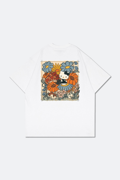 GROCERY | HELLO KITTY LOVE GARDEN GRAPHIC TEE/ WHITE - GROGROCERY