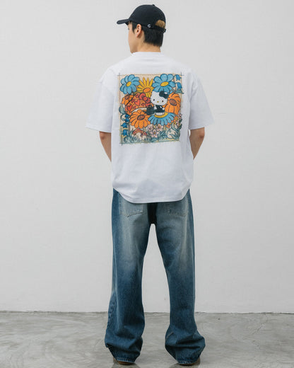 GROCERY | HELLO KITTY LOVE GARDEN GRAPHIC TEE/ WHITE - GROGROCERY