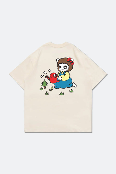 GROCERY | HELLO KITTY SAVE THE PLANET GRAPHIC TEE by AFA/ CREAM - GROGROCERY