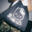 GROCERY | HELLO KITTY WASHED TOTE BAG/ WASHED CHARCOAL - GROGROCERY