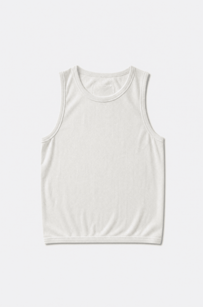 GROCERY INVOICE TANK TOP/ WHITE - GROGROCERY