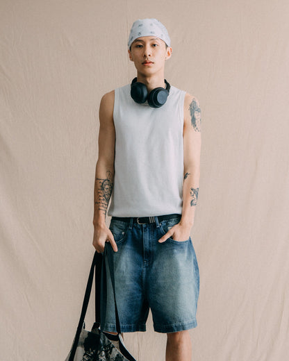 GROCERY INVOICE TANK TOP/ WHITE - GROGROCERY