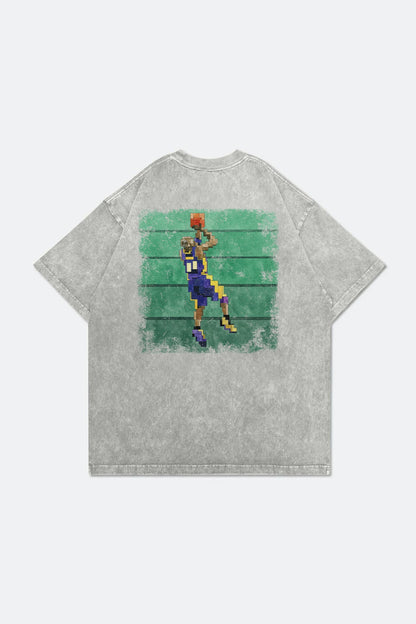 GROCERY KB 3.0 FADEAWAY WASHED TEE/ GREY BY ADAM LISTER - GROGROCERY