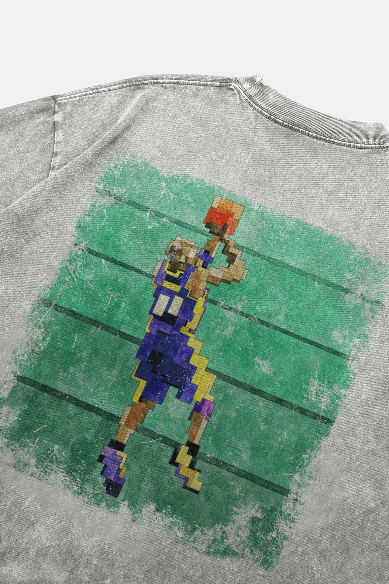 GROCERY KB 3.0 FADEAWAY WASHED TEE/ GREY BY ADAM LISTER - GROGROCERY