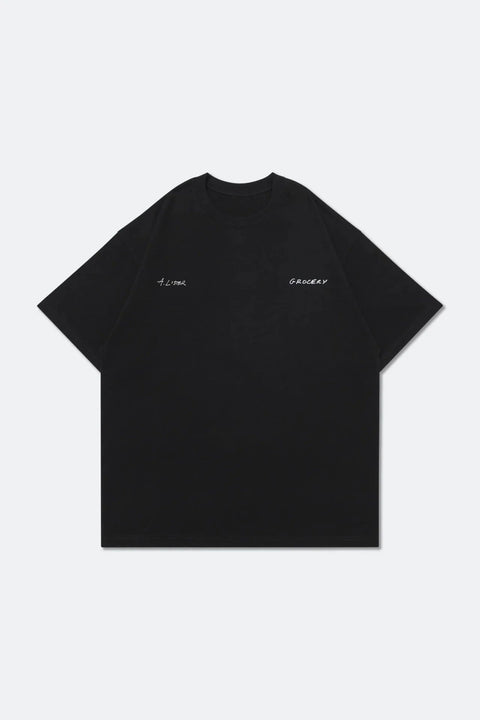 GROCERY KB 5.0 NO.24 TEE/ BLACK BY ADAM LISTER - GROGROCERY