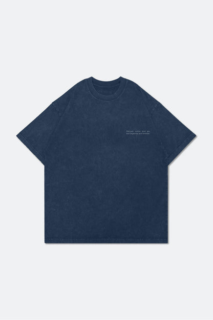 GROCERY KB 5.0 NO.8 WASHED TEE/ NAVY BY ADAM LISTER - GROGROCERY