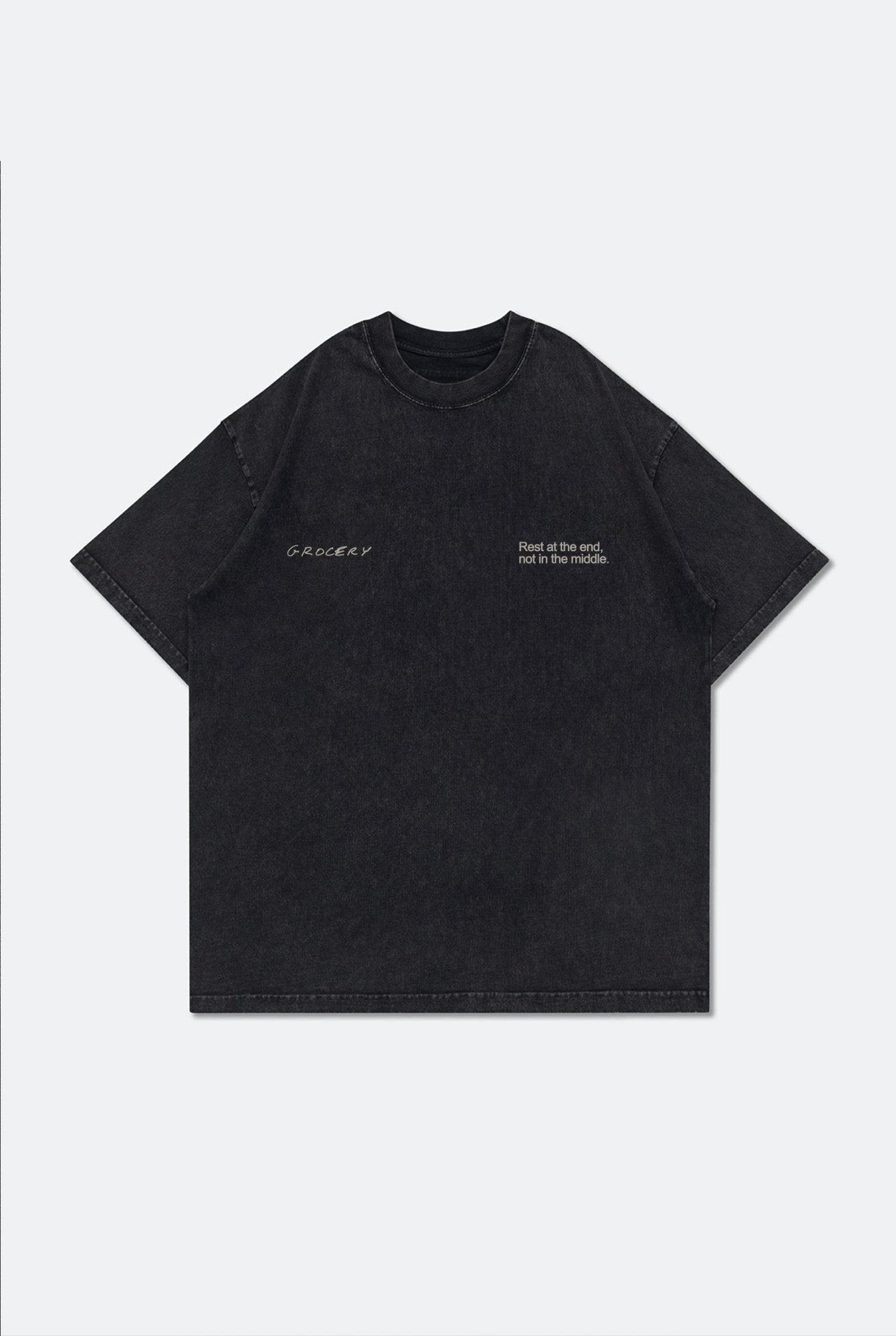 GROCERY KB 6.0 CHAMPIONSHIP WASHED TEE BY ADAM LISTER/ BLACK - GROGROCERY