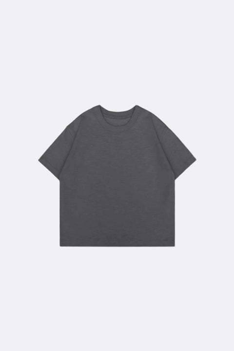 GROCERY KIDS MINI INVOICE TEE/ CHARCOAL - GROGROCERY