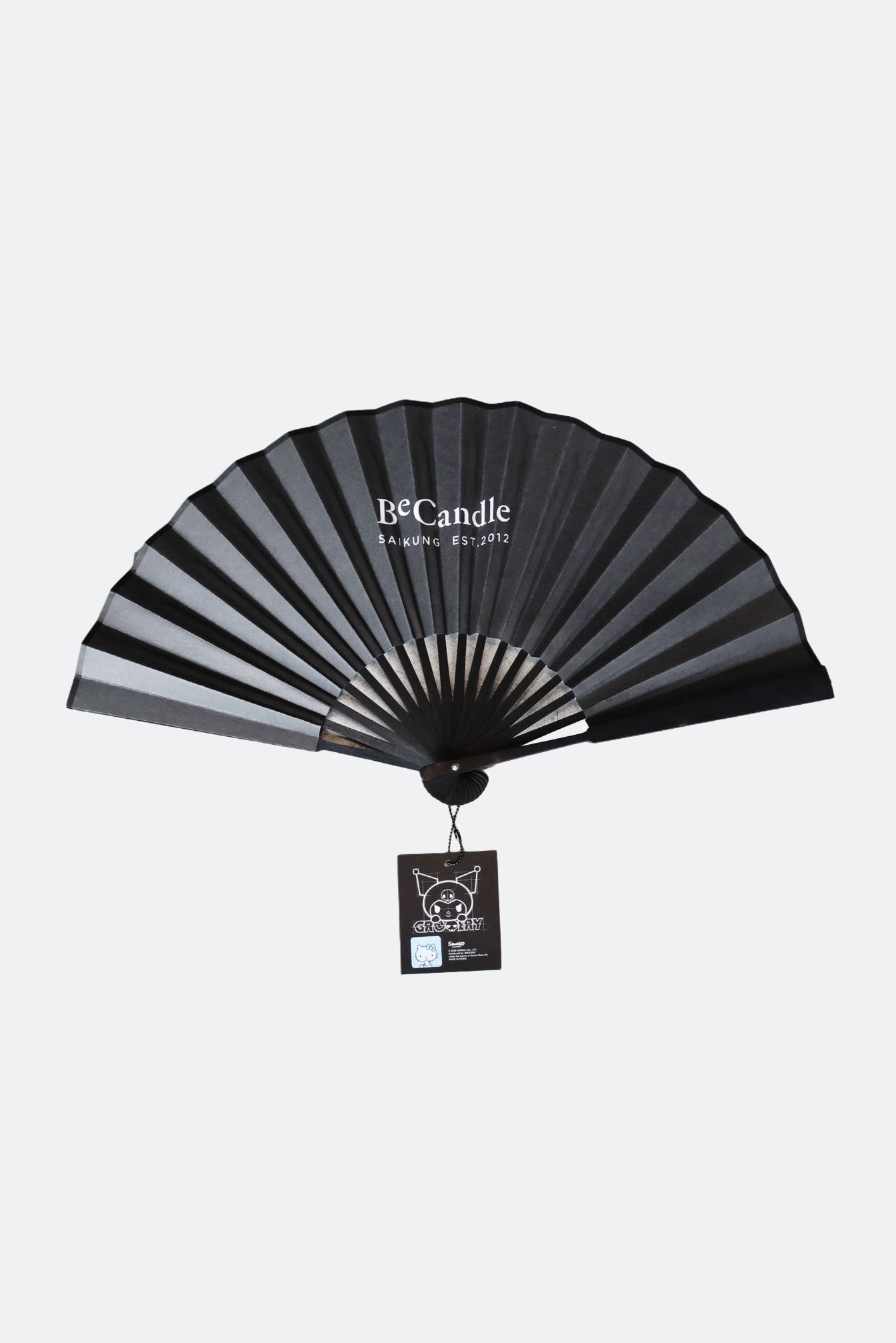 GROCERY | KUROMI AMBROX ROSE SCENTED FOLDING FAN by BECANDLE - GROGROCERY