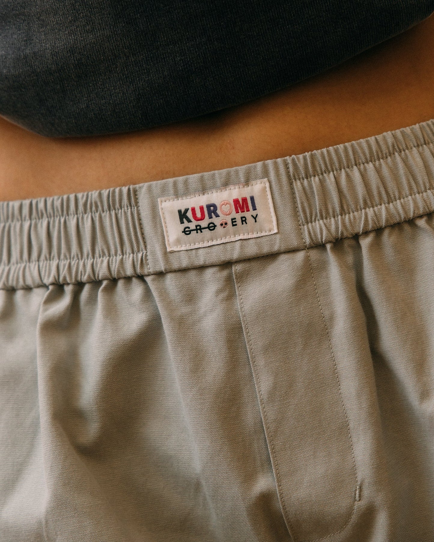 GROCERY | KUROMI BOXER SHORTS/ GREY - GROGROCERY