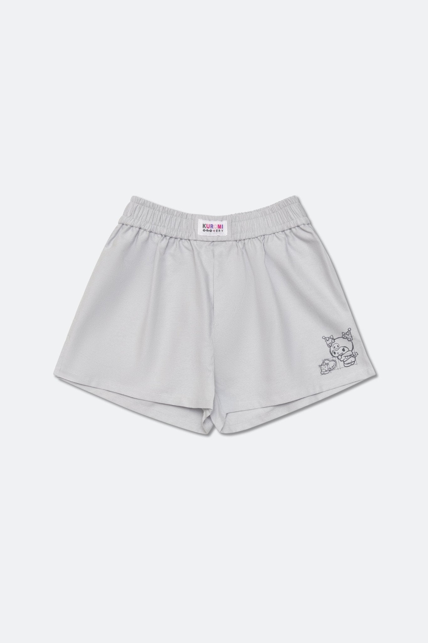 GROCERY | KUROMI BOXER SHORTS/ GREY - GROGROCERY