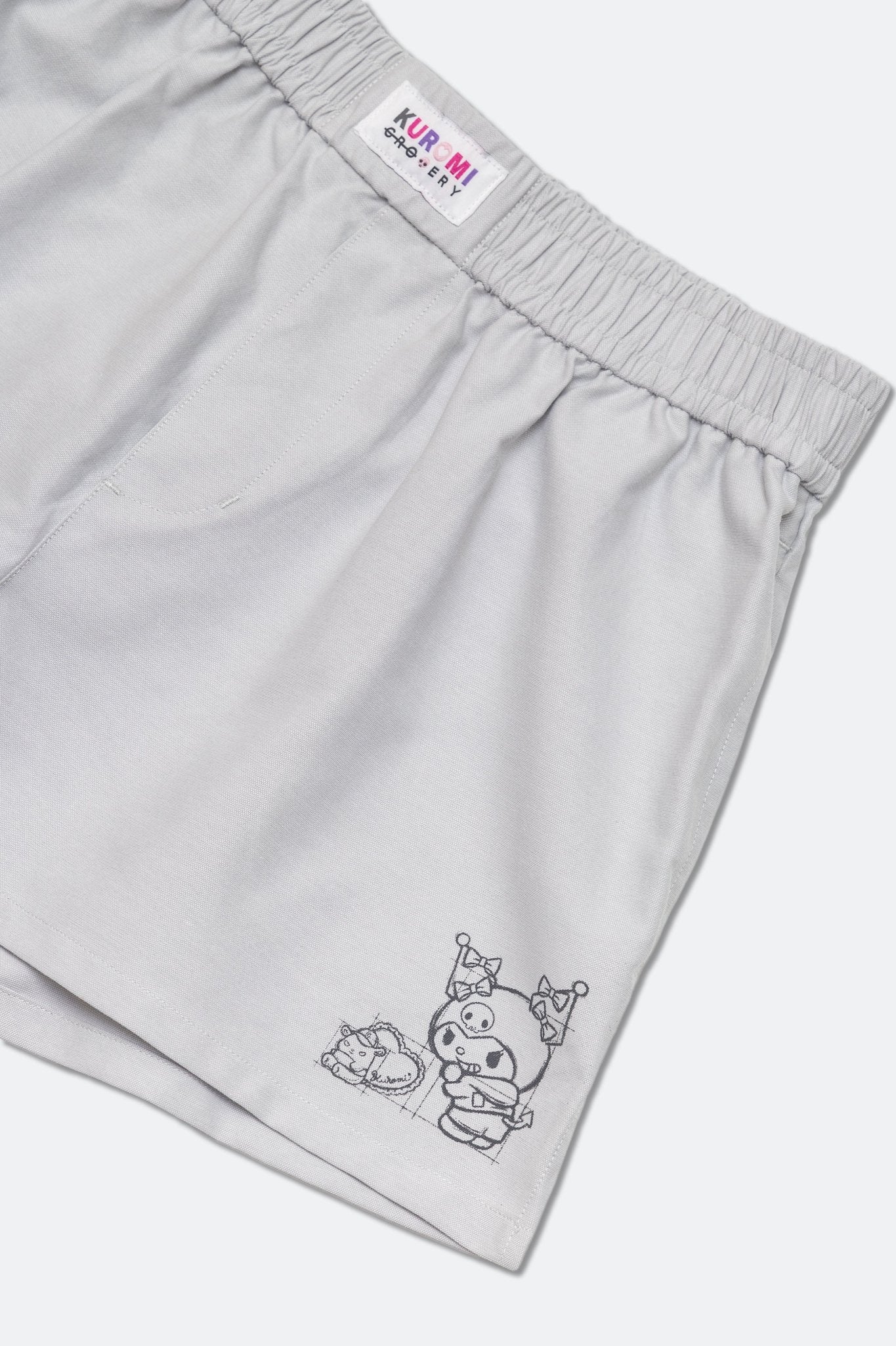 GROCERY | KUROMI BOXER SHORTS/ GREY - GROGROCERY