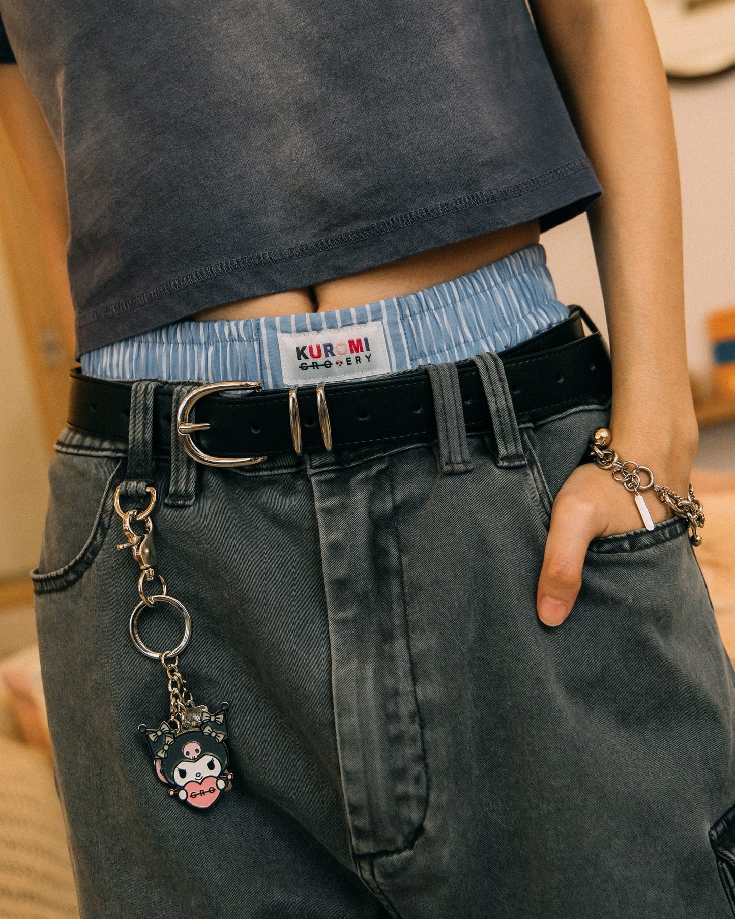 GROCERY | KUROMI GROCERY EXCLUSIVE METAL KEYCHAIN - GROGROCERY