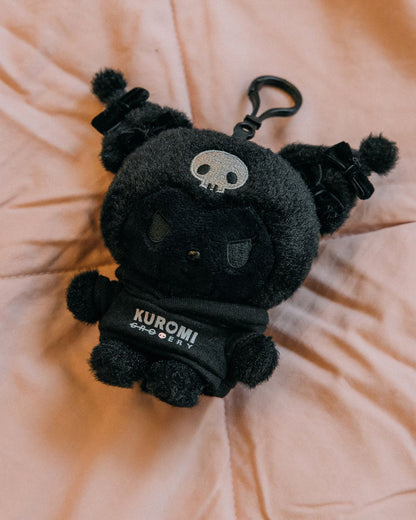 GROCERY | KUROMI GROCERY EXCLUSIVE PLUSH KEYCHAIN/ BLACK - GROGROCERY
