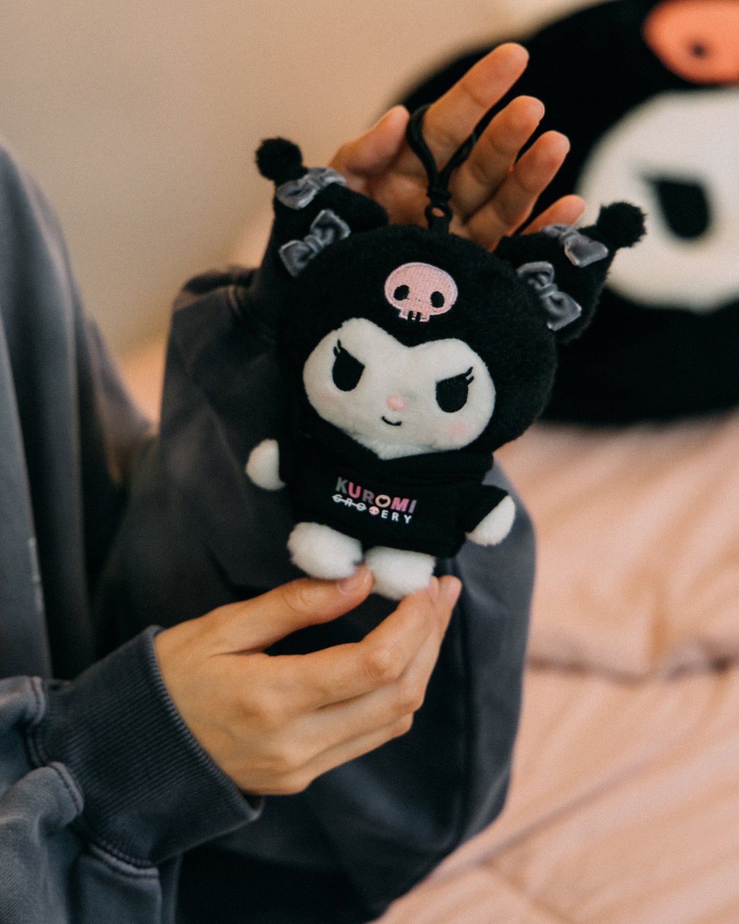 GROCERY | KUROMI GROCERY EXCLUSIVE PLUSH KEYCHAIN/ ORIGINAL - GROGROCERY
