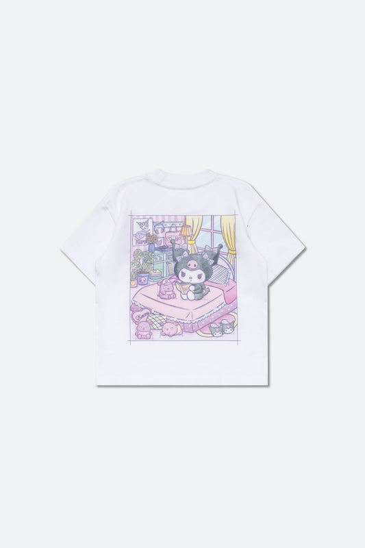 GROCERY | KUROMI KIDS MY BEDROOM GRAPHIC TEE/ WHITE - GROGROCERY