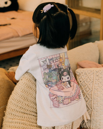 GROCERY | KUROMI KIDS MY BEDROOM GRAPHIC TEE/ WHITE - GROGROCERY