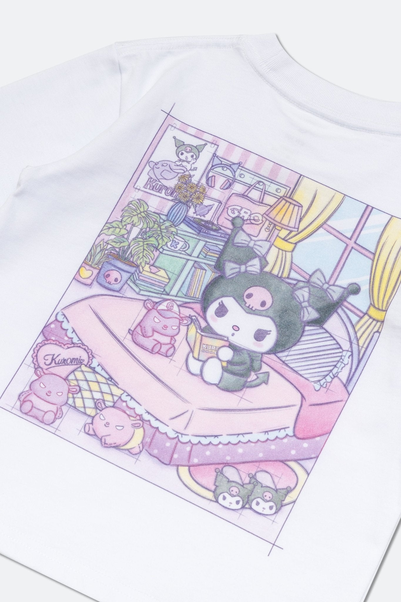 GROCERY | KUROMI KIDS MY BEDROOM GRAPHIC TEE/ WHITE - GROGROCERY