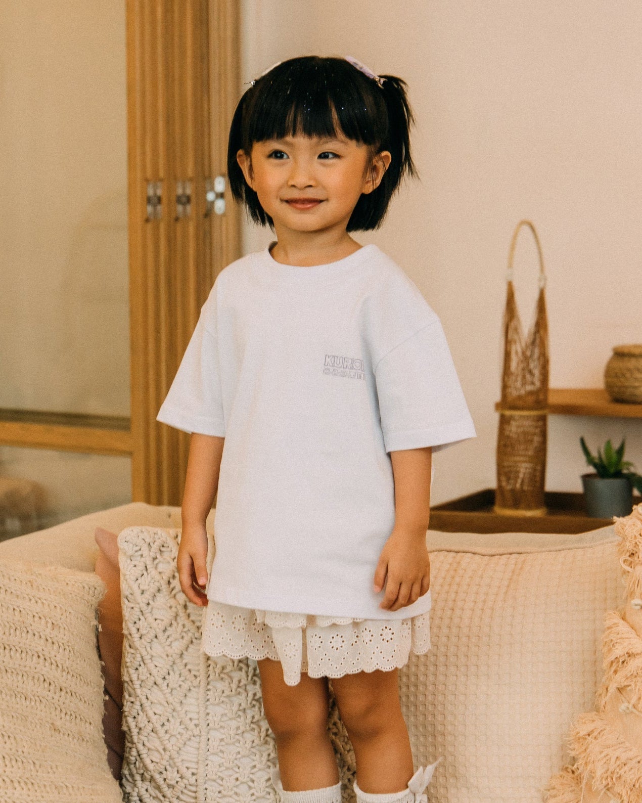 GROCERY | KUROMI KIDS MY BEDROOM GRAPHIC TEE/ WHITE - GROGROCERY