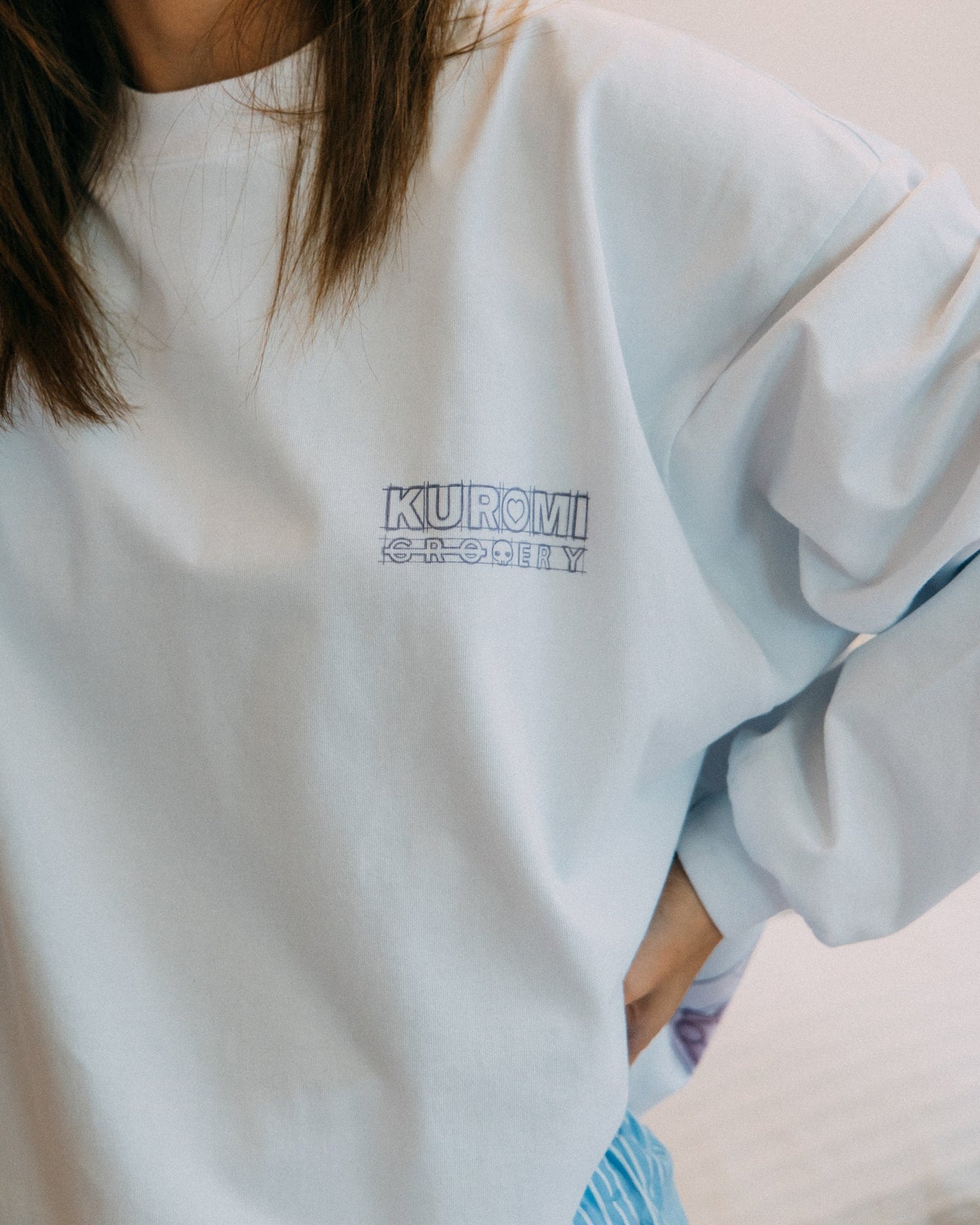 GROCERY | KUROMI MY BEDROOM LONG TOP/ WHITE - GROGROCERY