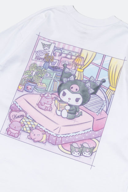 GROCERY | KUROMI MY BEDROOM LONG TOP/ WHITE - GROGROCERY