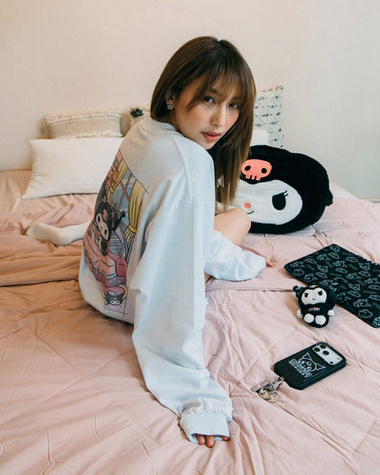 GROCERY | KUROMI MY BEDROOM LONG TOP/ WHITE - GROGROCERY