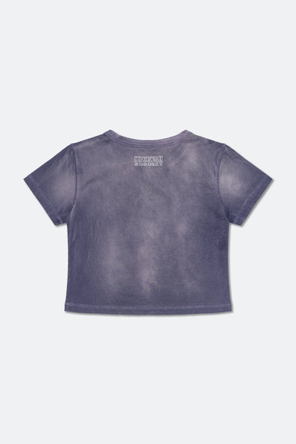 GROCERY | KUROMI REVERSE WASHED BABY TEE/ WASHED PURPLE - GROGROCERY