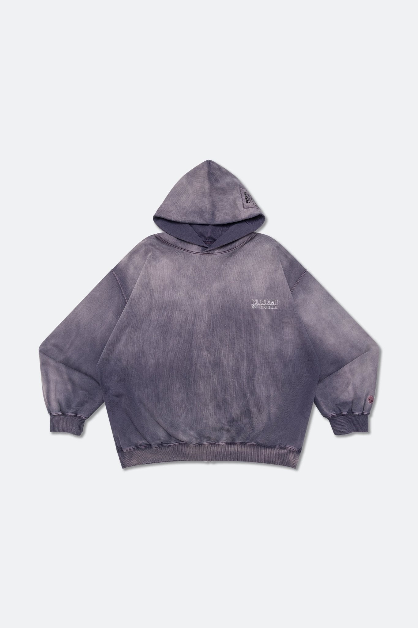 GROCERY | KUROMI SKETCH KUROMI WASHED GRAPHIC HOODIE/ WASHED PURPLE - GROGROCERY