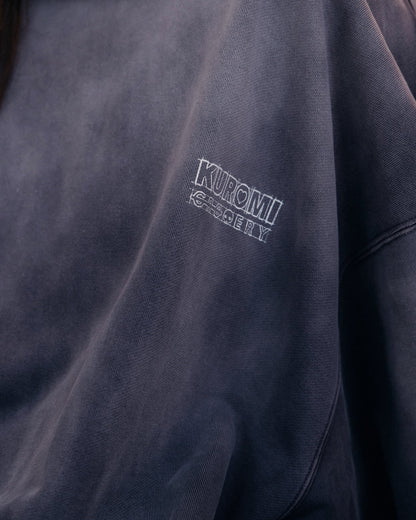 GROCERY | KUROMI SKETCH KUROMI WASHED GRAPHIC HOODIE/ WASHED PURPLE - GROGROCERY