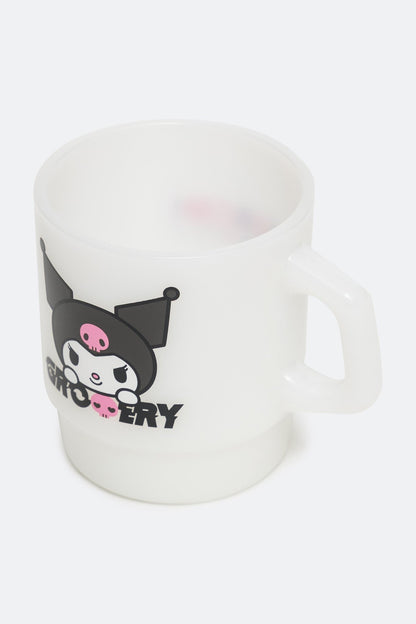 GROCERY | KUROMI STACKING GLASS MUG/ MILKY WHITE - GROGROCERY