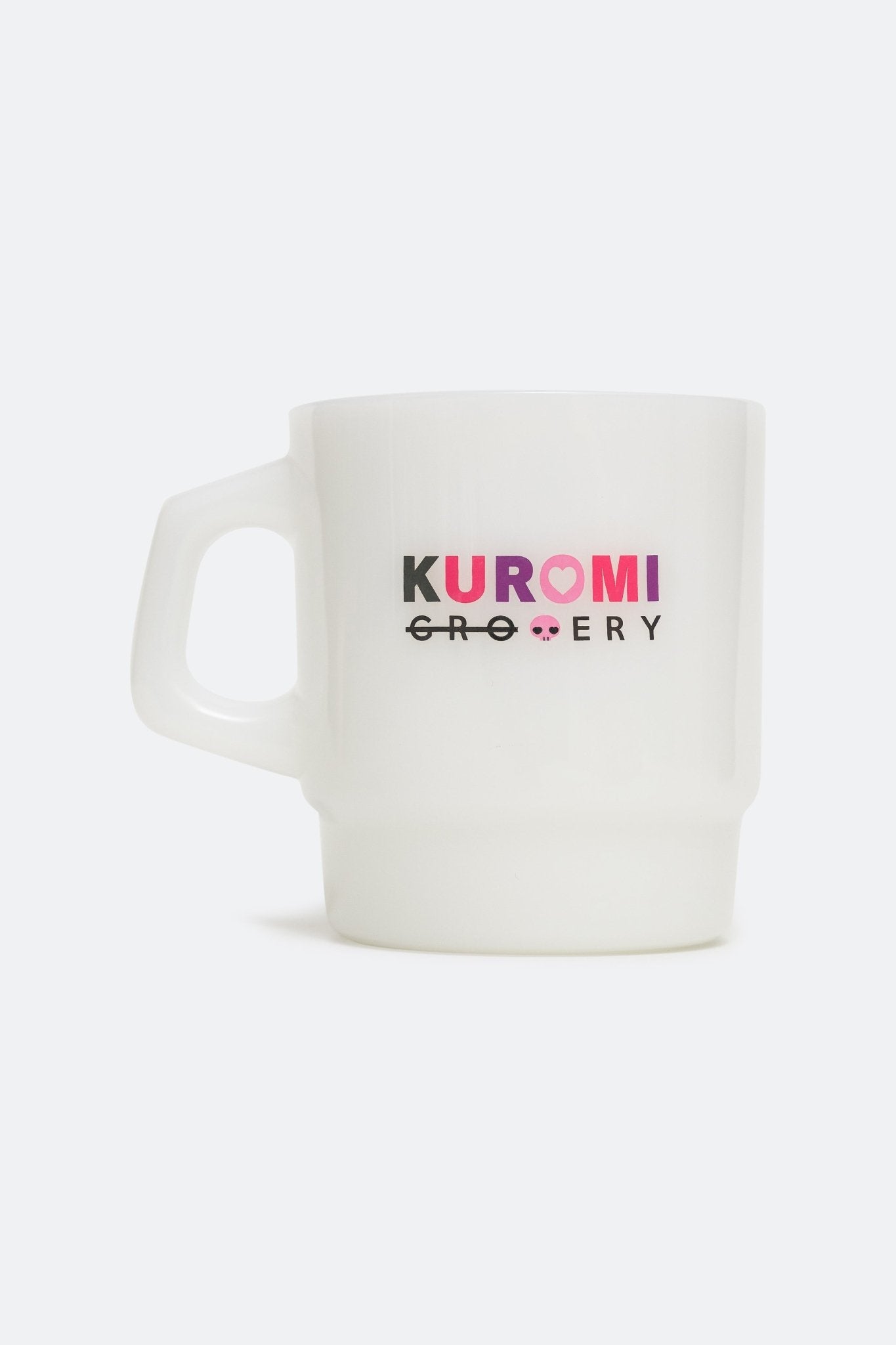 GROCERY | KUROMI STACKING GLASS MUG/ MILKY WHITE - GROGROCERY