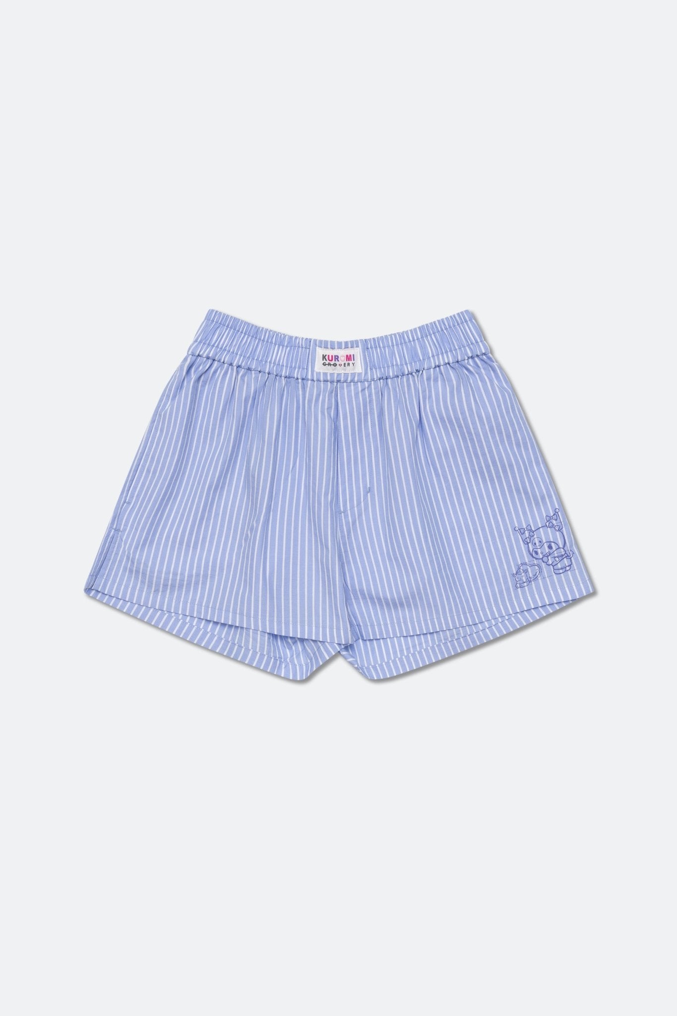 ⁠GROCERY | KUROMI STRIPE BOXER SHORTS/ BLUE - GROGROCERY