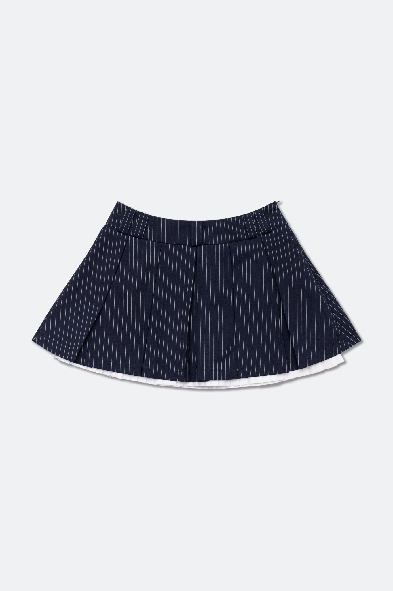 GROCERY LAYERED STRIPE MINI SKIRT/ NAVY - GROGROCERY