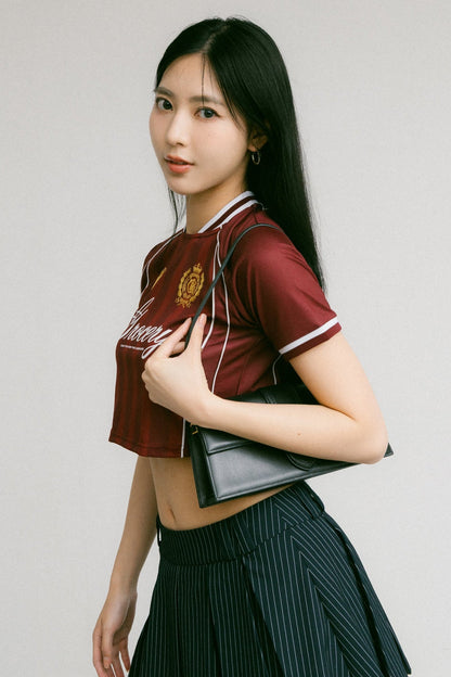 GROCERY LAYERED STRIPE MINI SKIRT/ NAVY - GROGROCERY