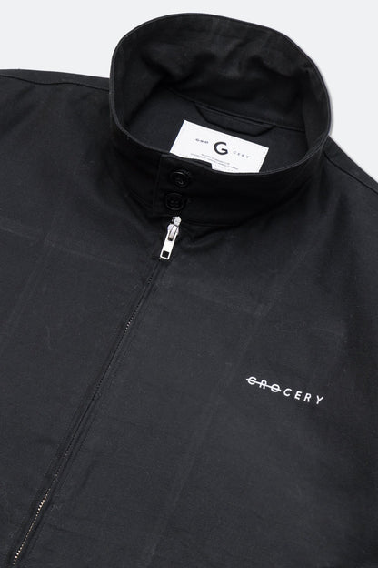 GROCERY LOGO BI - SWING JACKET/ BLACK - GROGROCERY