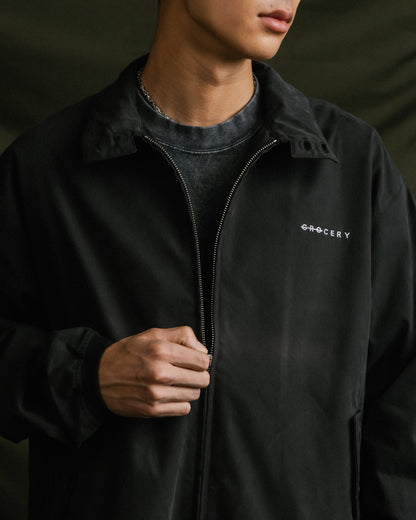 GROCERY LOGO BI-SWING JACKET/ BLACK - GROGROCERY