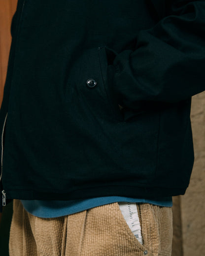 GROCERY LOGO BI - SWING JACKET/ BLACK - GROGROCERY