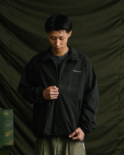 GROCERY LOGO BI-SWING JACKET/ BLACK - GROGROCERY
