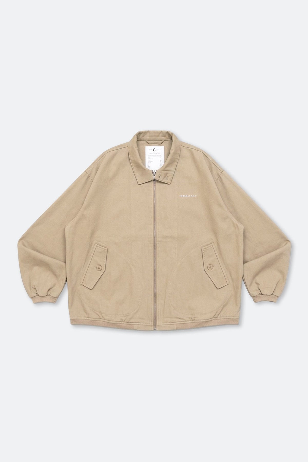 GROCERY LOGO BI-SWING JACKET/ KHAKI - GROGROCERY
