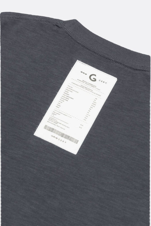 GROCERY LT - 006 INVOICE LONG TOP/ CHARCOAL - GROGROCERY