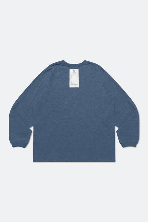 GROCERY LT - 006 INVOICE LONG TOP/ DUSTY BLUE - GROGROCERY