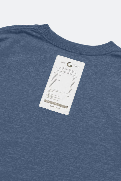 GROCERY LT - 006 INVOICE LONG TOP/ DUSTY BLUE - GROGROCERY