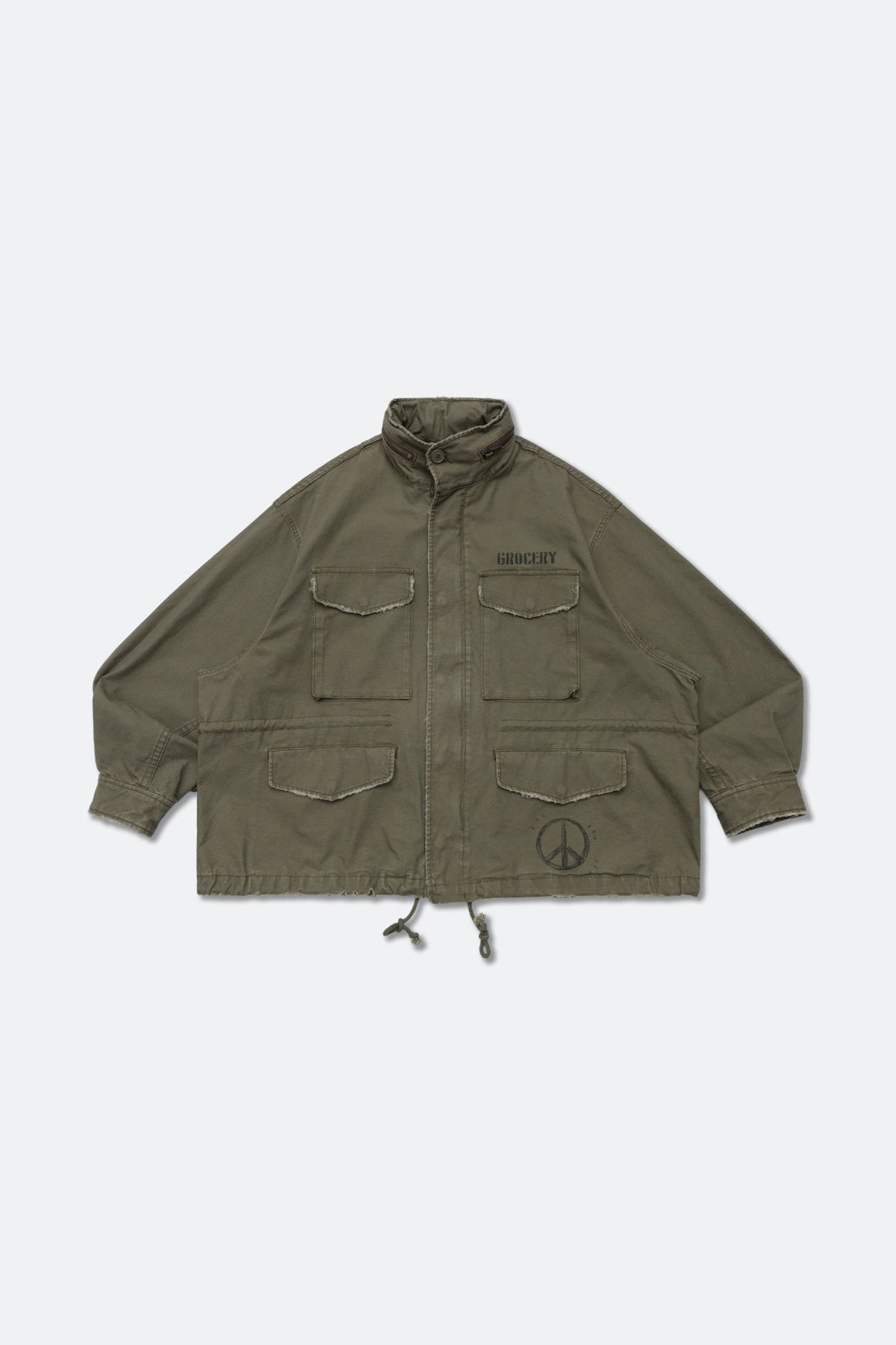 GROCERY M-65 MILITARY FIELD JACKET/ OLIVE - GROGROCERY